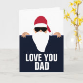 KERSTMIS PAPA LIEFDE KAARTEN (Gele Bloem)