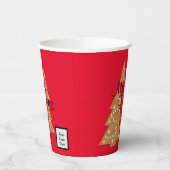 Kerstmis Papieren Bekers (Links)