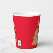 Kerstmis Papieren Bekers (Rechts)