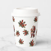 Kerstmis Papieren Bekers (Achterkant)