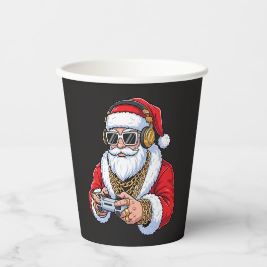 Kerstmis Papieren Bekers (Voorkant)