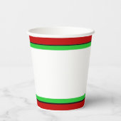 Kerstmis papieren bekers (Achterkant)