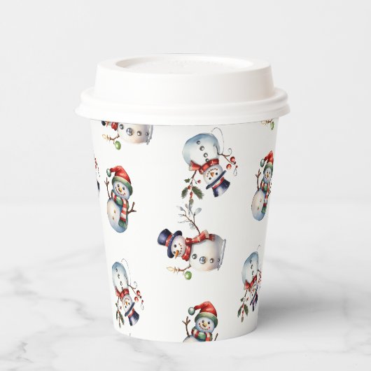 Kerstmis Papieren Bekers (Links)