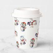 Kerstmis Papieren Bekers (Rechts)
