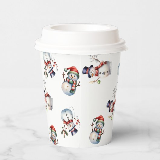 Kerstmis Papieren Bekers (Rechts)