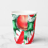 Kerstmis Papieren Bekers (Rechts)