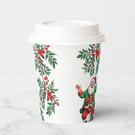 Kerstmis Papieren Bekers (Links)