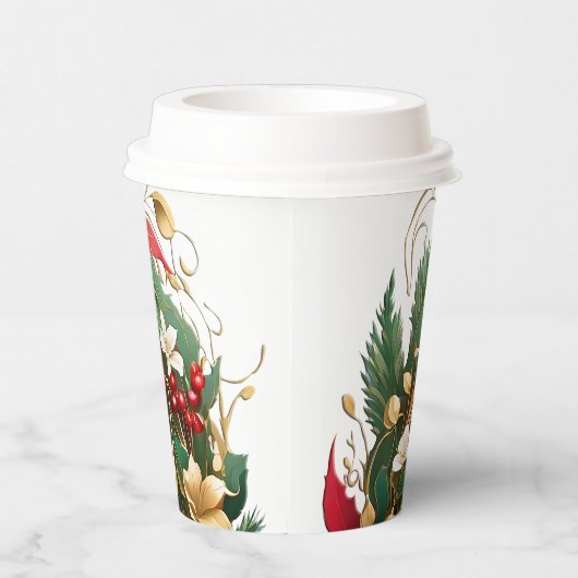 Kerstmis Papieren Bekers (Rechts)