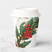 Kerstmis Papieren Bekers (Voorkant)