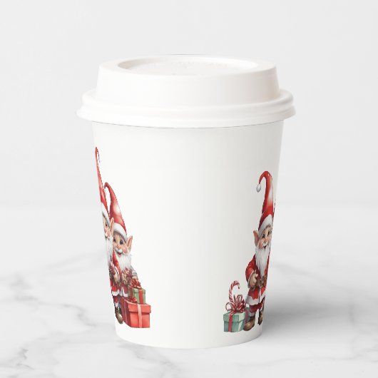 Kerstmis Papieren Bekers (Links)