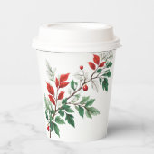 Kerstmis Papieren Bekers (Voorkant)