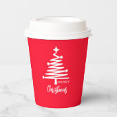 Kerstmis Papieren Bekers (Voorkant)