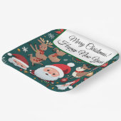 Kerstmis papieren borden bordje (Gebogen)