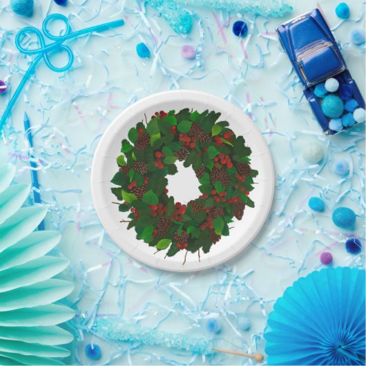 Kerstmis Papieren Bordje (Feest)