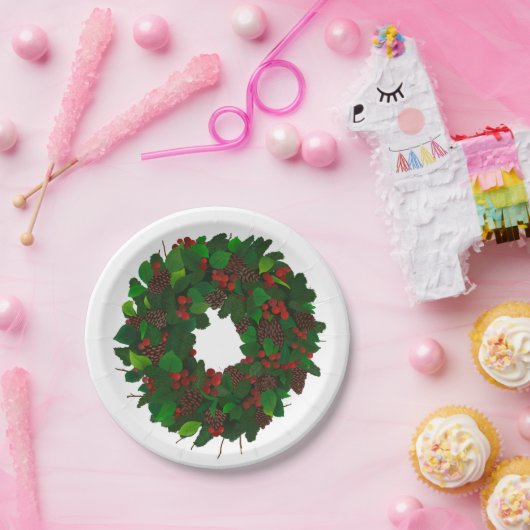 Kerstmis Papieren Bordje (Feest)