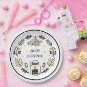 Kerstmis Papieren Bordje (Feest)