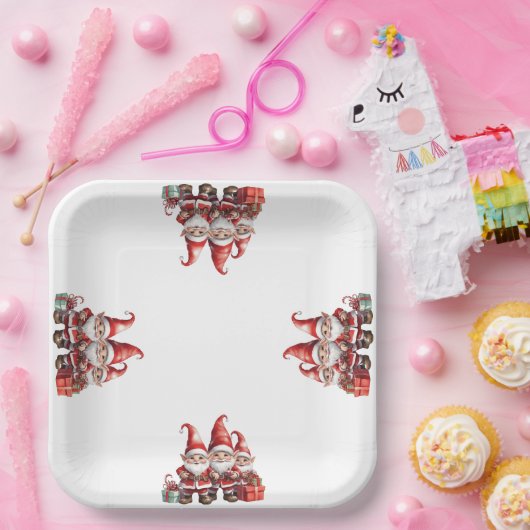 Kerstmis Papieren Bordje (Feest)