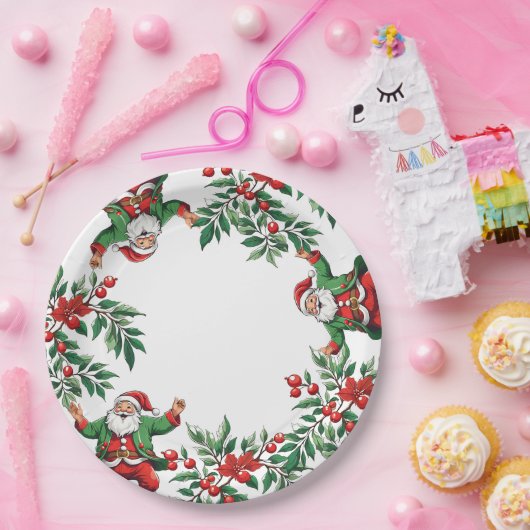 Kerstmis Papieren Bordje (Feest)