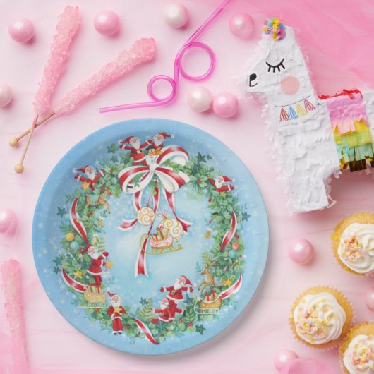 Kerstmis Papieren Bordje (Feest)