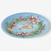 Kerstmis Papieren Bordje (Gekanteld)