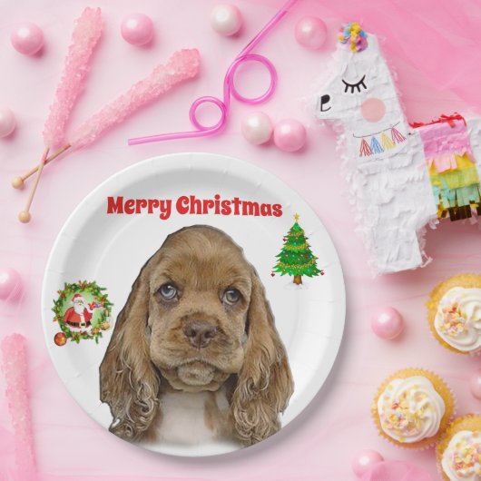 Kerstmis Papieren Bordje (Feest)