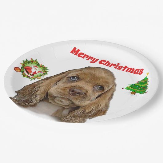 Kerstmis Papieren Bordje (Gekanteld)