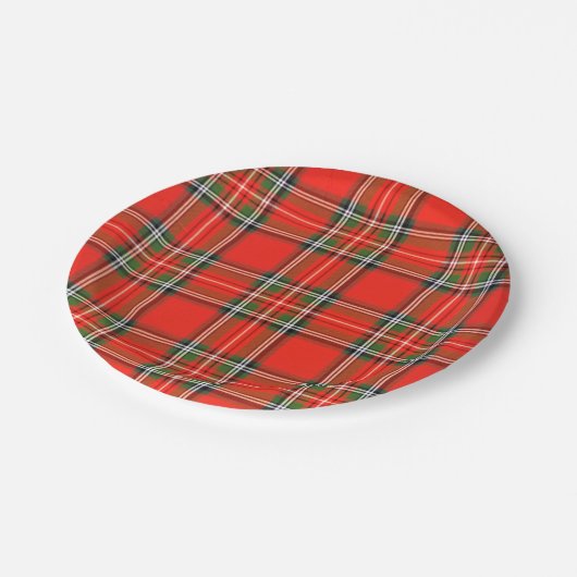 Kerstmis Papieren Bordje (Gekanteld)