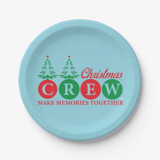 Kerstmis Papieren Bordje (Voorkant)