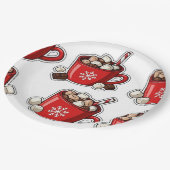 Kerstmis Papieren Bordje (Gekanteld)