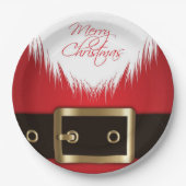 Kerstmis Papieren Bordje (Voorkant)
