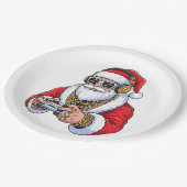 Kerstmis Papieren Bordje (Gekanteld)