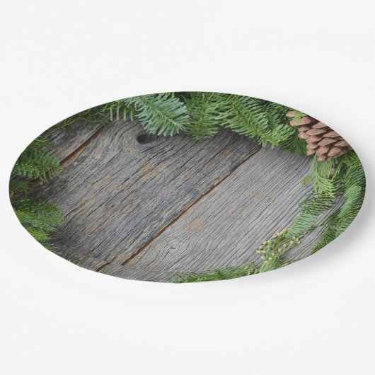 Kerstmis Papieren Bordje (Gekanteld)