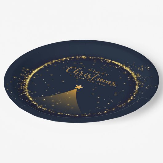 Kerstmis Papieren Bordje (Gekanteld)