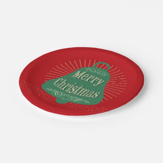 Kerstmis Papieren Bordje (Gekanteld)