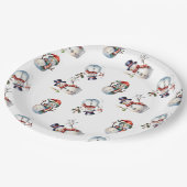 Kerstmis Papieren Bordje (Gekanteld)