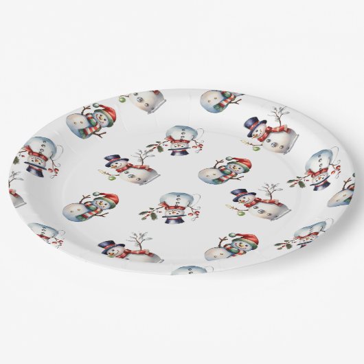 Kerstmis Papieren Bordje (Gekanteld)