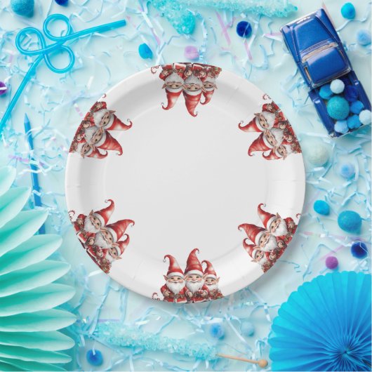 Kerstmis Papieren Bordje (Feest)