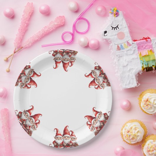 Kerstmis Papieren Bordje (Feest)