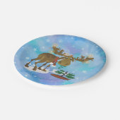 Kerstmis Papieren Bordje (Gekanteld)