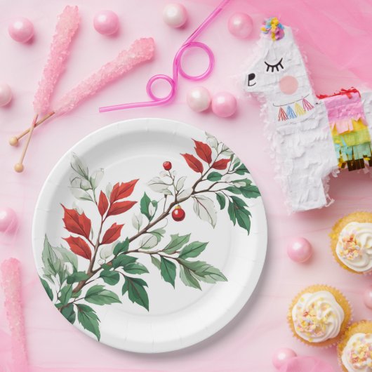 Kerstmis Papieren Bordje (Feest)