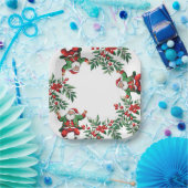 Kerstmis Papieren Bordje (Feest)