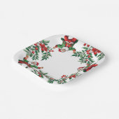Kerstmis Papieren Bordje (Gebogen)