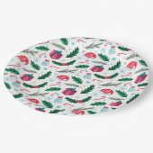 Kerstmis Papieren Bordje (Gekanteld)