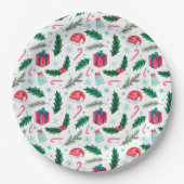 Kerstmis Papieren Bordje (Voorkant)