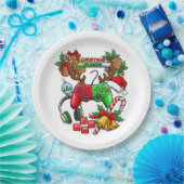 Kerstmis Papieren Bordje (Feest)