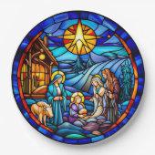 Kerstmis Papieren Bordje (Voorkant)