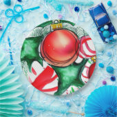 Kerstmis Papieren Bordje (Feest)