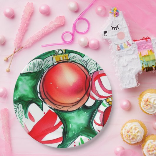 Kerstmis Papieren Bordje (Feest)