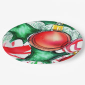 Kerstmis Papieren Bordje (Gekanteld)