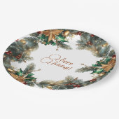 Kerstmis Papieren Bordje (Gekanteld)